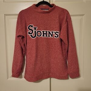 NWOT Woolly Threads "the original woolly" red/white sweater